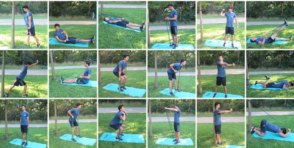 10 Best Resistance Band Back Exercises - NO ATTACHING BANDS - Upper Back to  Lower Back 