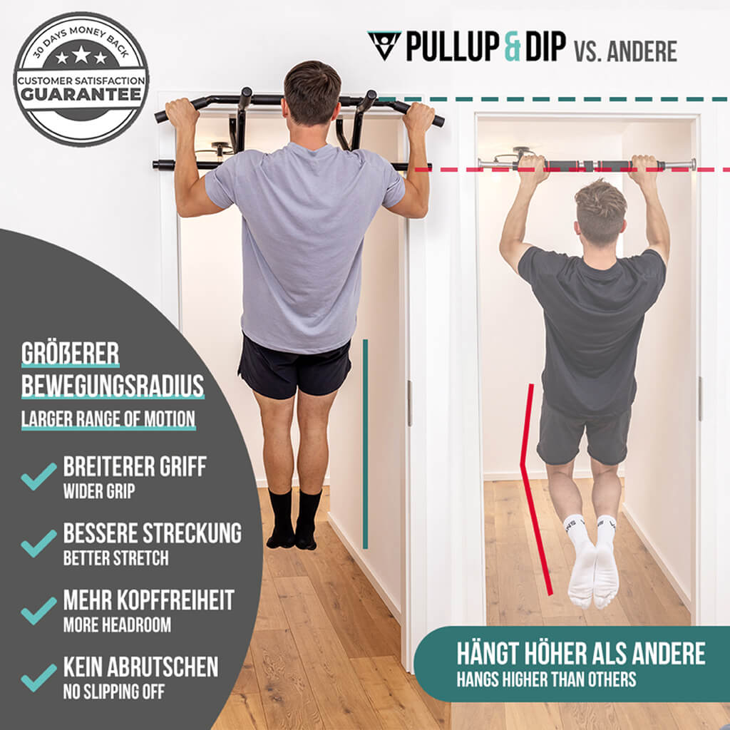 Pull up bar discount without door molding