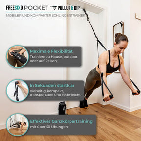 FREESIXD Pocket - Mobile mini sling trainer for indoor & outdoor use