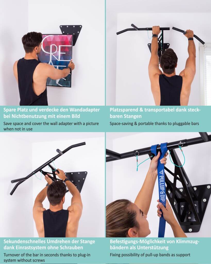 Portable pull up online dip station