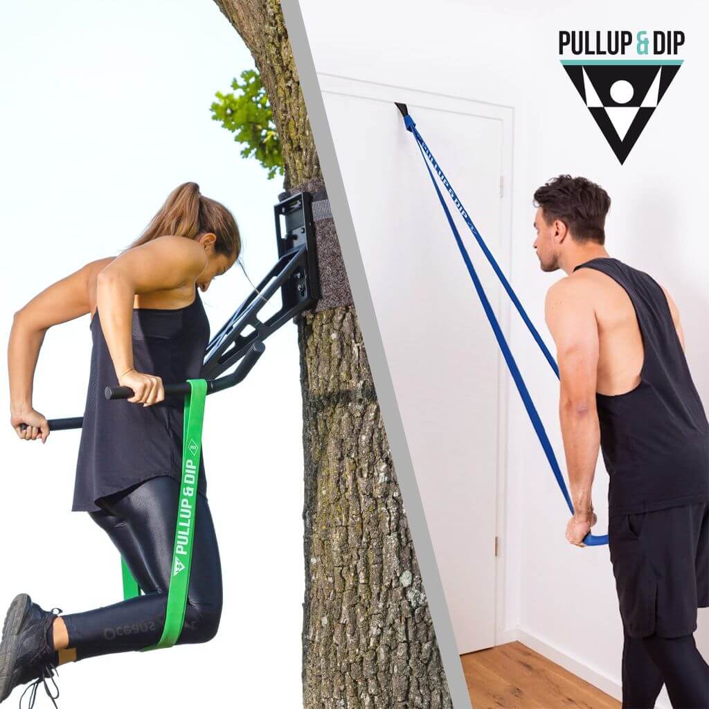 Pull-up Bar Set: Door Pull-up Bar, Pull-up Straps, Ab Straps