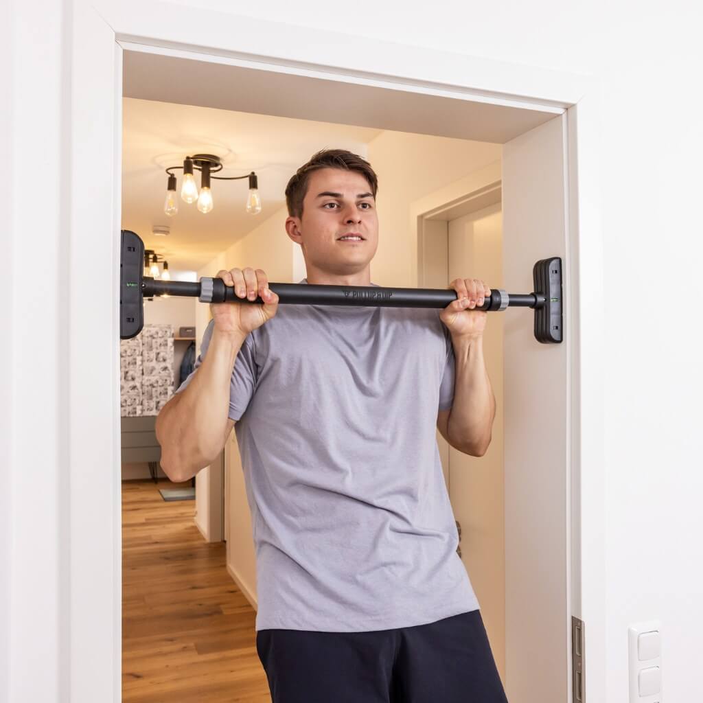 Telescopic Door Pull up Bar Without Screws